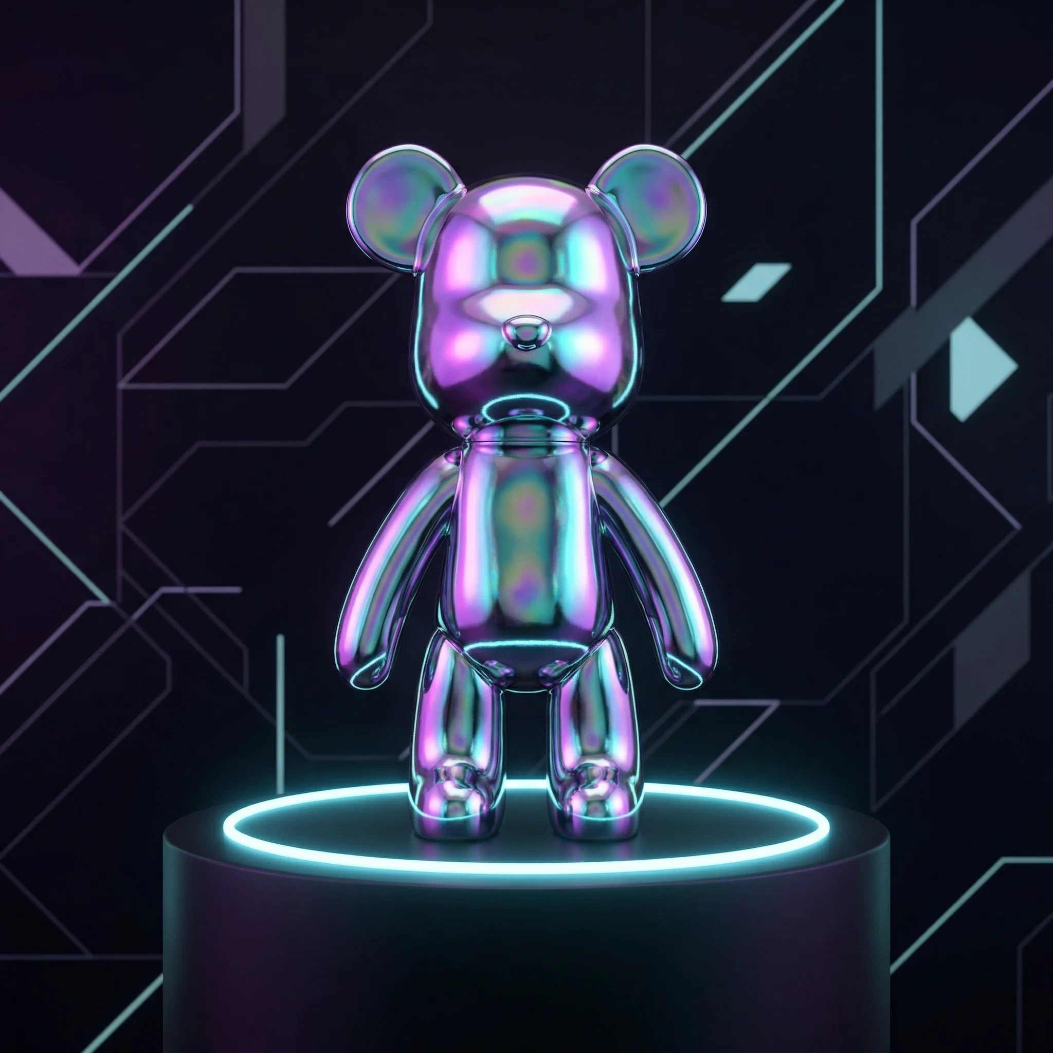 设计师联名潮流艺术熊